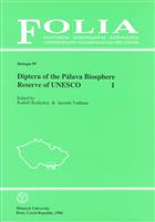 Diptera of the Palava Biosphere Reserve of UNESCO I + II