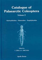 Catalogue of Palaearctic Coleoptera 2: Hydrophiloidea - Histeroidea - Staphylinoidea