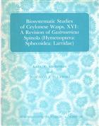 Biosystematic Studies of Ceylonese Wasps, XVI: A Revision of Gastrosericus Spinola (Hymenoptera: Sphecoidea: Larridae)