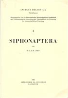 Insecta Helvetica Catalogus 01: Siphonaptera