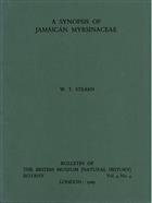 A Synopsis of Jamaican Myrsinaceae