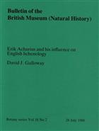 Erik Acharius and his influence on English lichenology