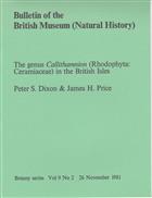 The genus Callithamnion (Rhodophyta: Ceramiaceae) in the British Isles