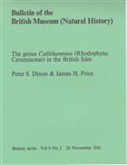 The genus Callithamnion (Rhodophyta: Ceramiaceae) in the British Isles