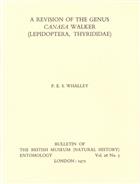 A Revision of the Genus Canaea Walker (Lepidoptera, Thyrididae)