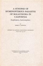 A Synopsis of the Hymenopterous Parasites of Malacosoma in California (Lepidoptera, Lasiocampidae)