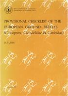 Provisional Checklist of the European Ground-Beetles (Coleoptera, Cicindelidae & Carabidae)