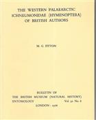 The Western Palaearctic Ichneumonidae (Hymenoptera) of British Authors