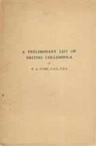 A Preliminary List of British Collembola