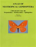 Atlas of Neotropical Lepidoptera Checklist: Part 4B: Drepanoidea, Bombycoidea, Sphingoidea