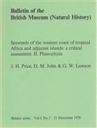 Seaweeds of the western Coast of tropical Africa and adjacent Islands: A critical Assessment. II. Phaeophyta