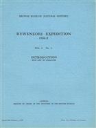 Ruwenzori Expedition 1934-1935 Vol.1 no.1 Introduction with list of localities