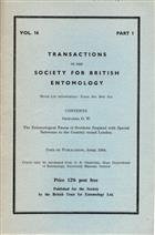 The Entomological Fauna of Southern England with special reference to the country round London