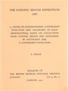 The Gunong Benom Expedition 1967 12. Notes on Zoogeography, Convergent Evolution and Taxanomy of Fleas (Siphonaptera), based on collections from Gunong Benom and elsewhere in South-East Asia. II. Convergent Evolution12. Notes on Zoogeography, Convergent E